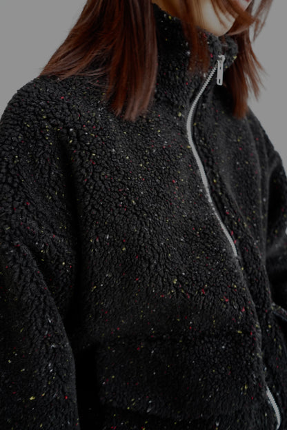 Mix Boa Blouson / BLACK-1月26-30日発送-