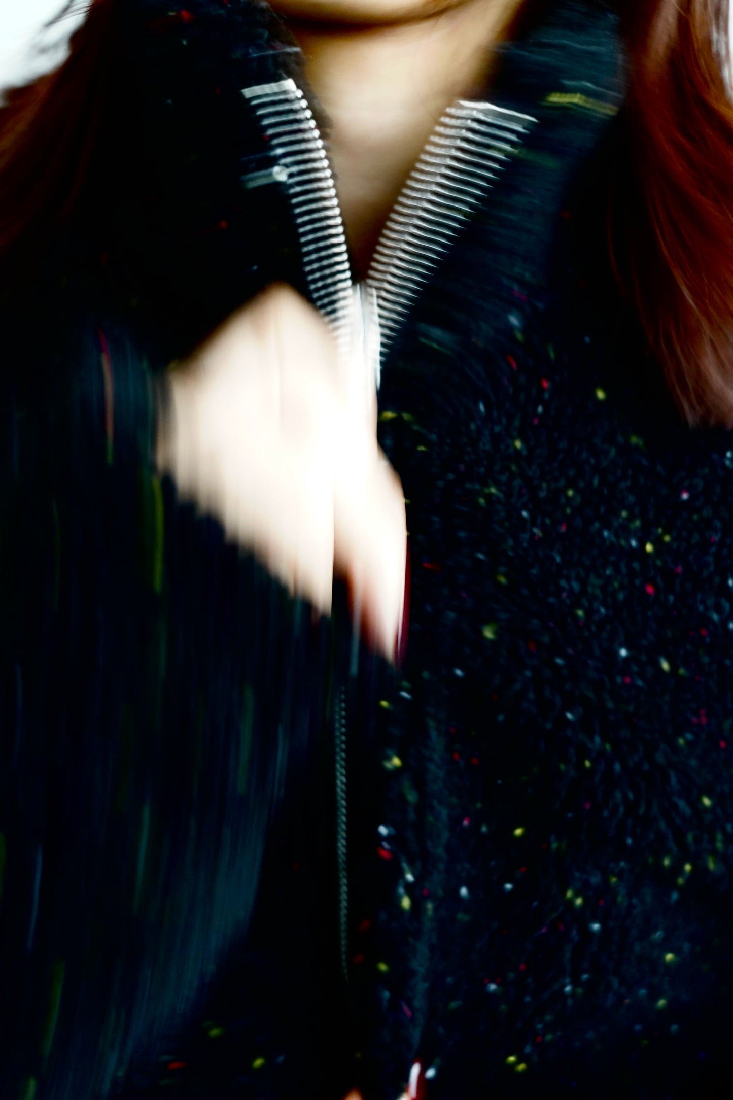 Mix Boa Blouson / BLACK-1月26-30日発送-