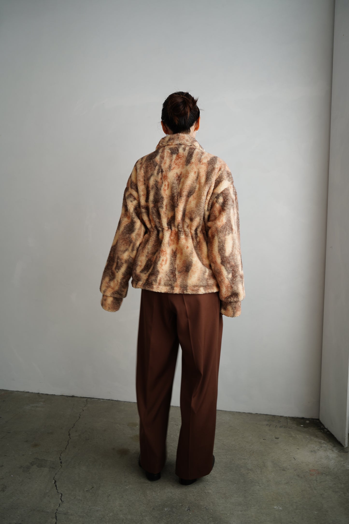 Brush Boa Jacket / BEIGE -11月上旬発送-