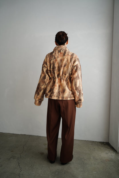 Brush Boa Jacket / BEIGE -11月上旬発送-