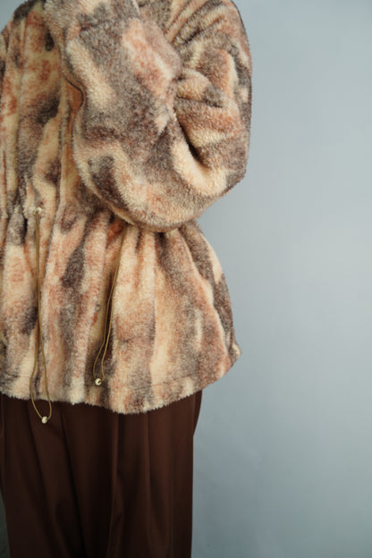 Brush Boa Jacket / BEIGE -11月上旬発送-