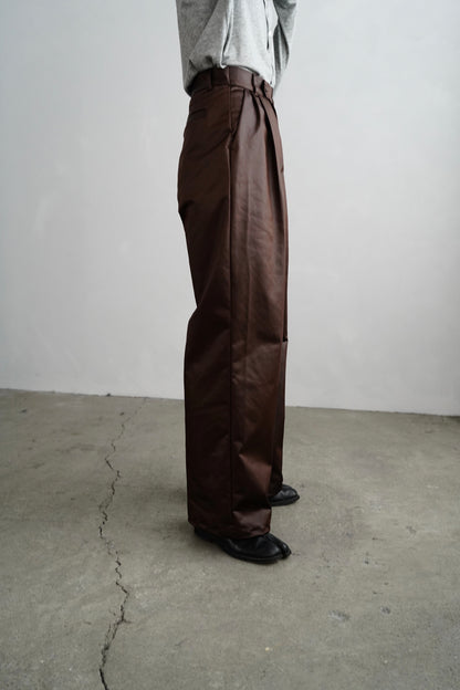 Arti Leather Pants / BROWN -1月25日発送-