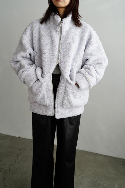 Mix Boa Blouson / LIGHTGRAY-1月26-30日発送-