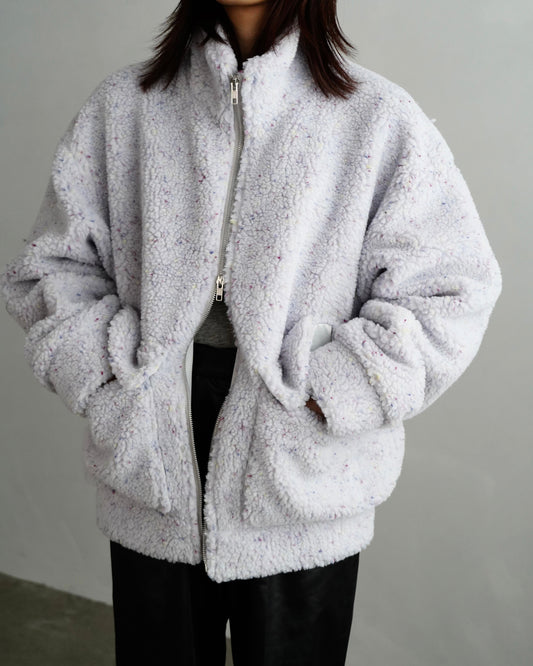 Mix Boa Blouson / LIGHTGRAY-1月26-30日発送-