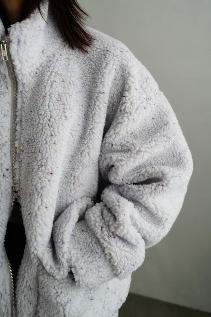 Mix Boa Blouson / LIGHTGRAY-1月26-30日発送-