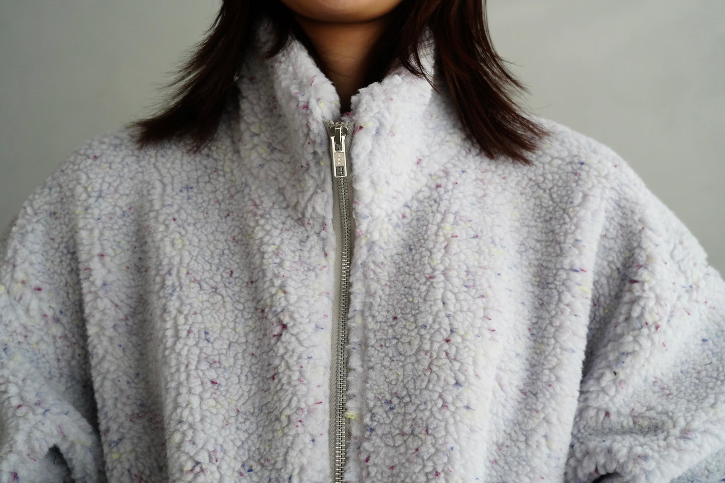 Mix Boa Blouson / LIGHTGRAY-1月26-30日発送-