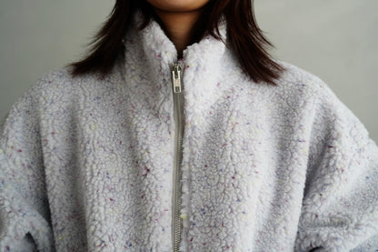 Mix Boa Blouson / LIGHTGRAY-1月26-30日発送-