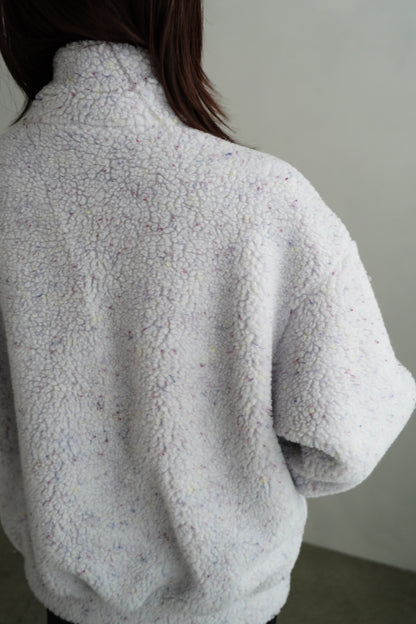 Mix Boa Blouson / LIGHTGRAY-1月26-30日発送-