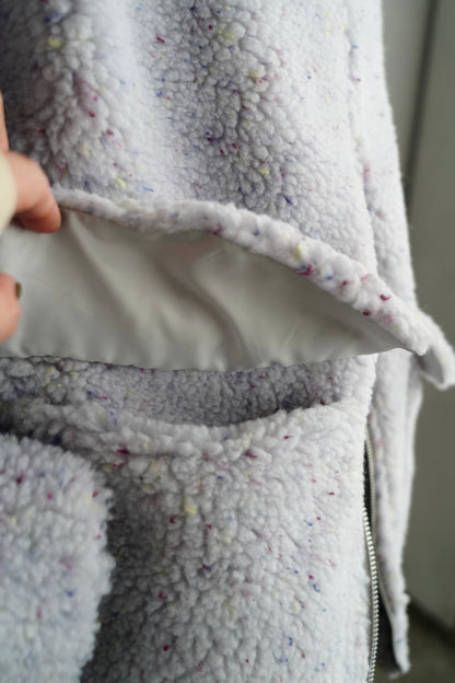 Mix Boa Blouson / LIGHTGRAY-1月26-30日発送-