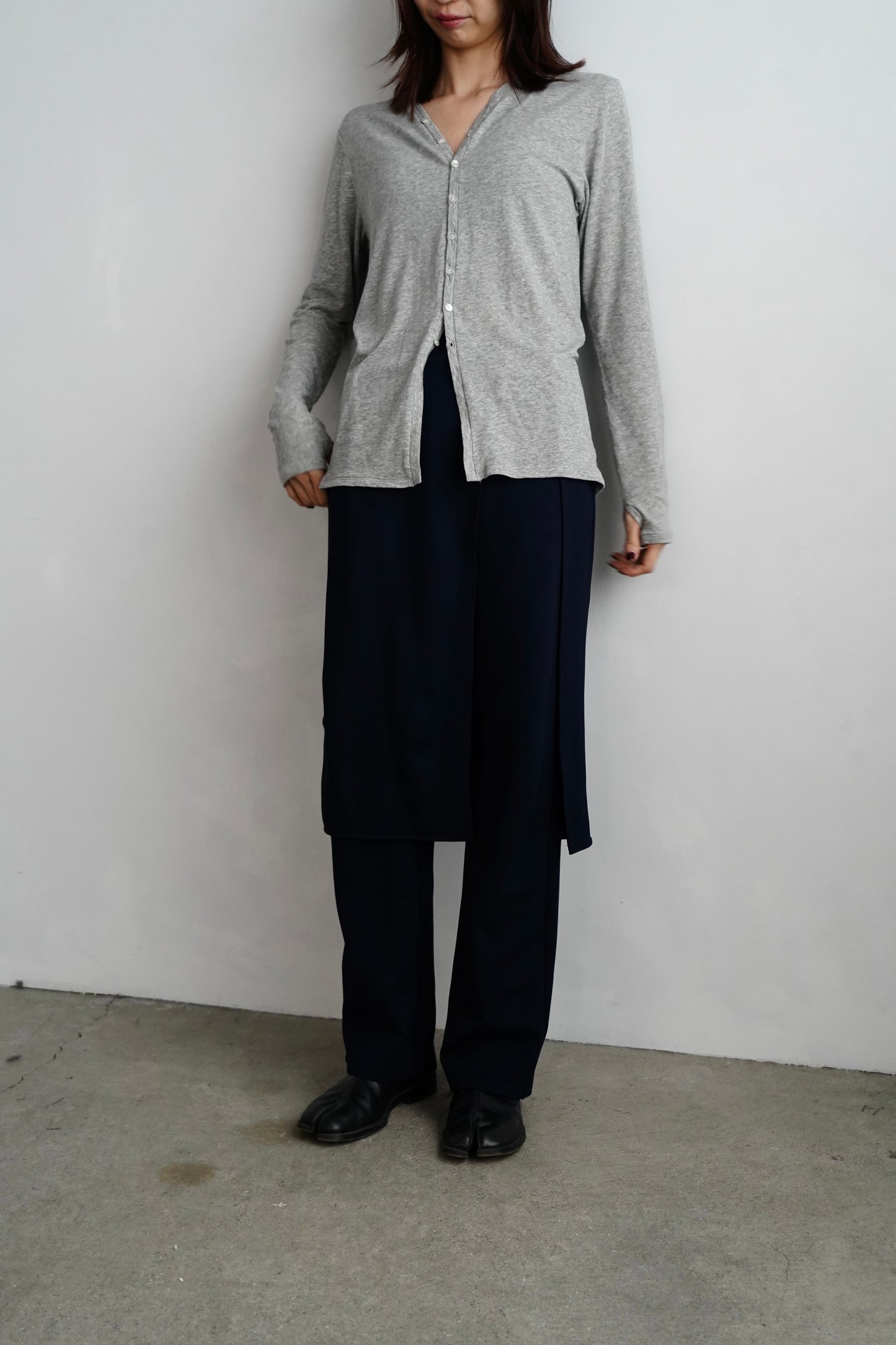 Powdery Cardigan / LIGHTGRAY-4月15日発送-