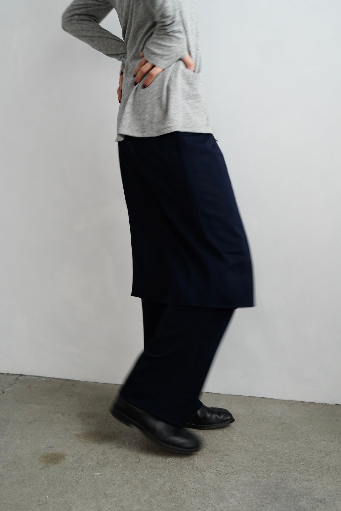 Soft Layer Pants / BLACK -1月26-30日発送-