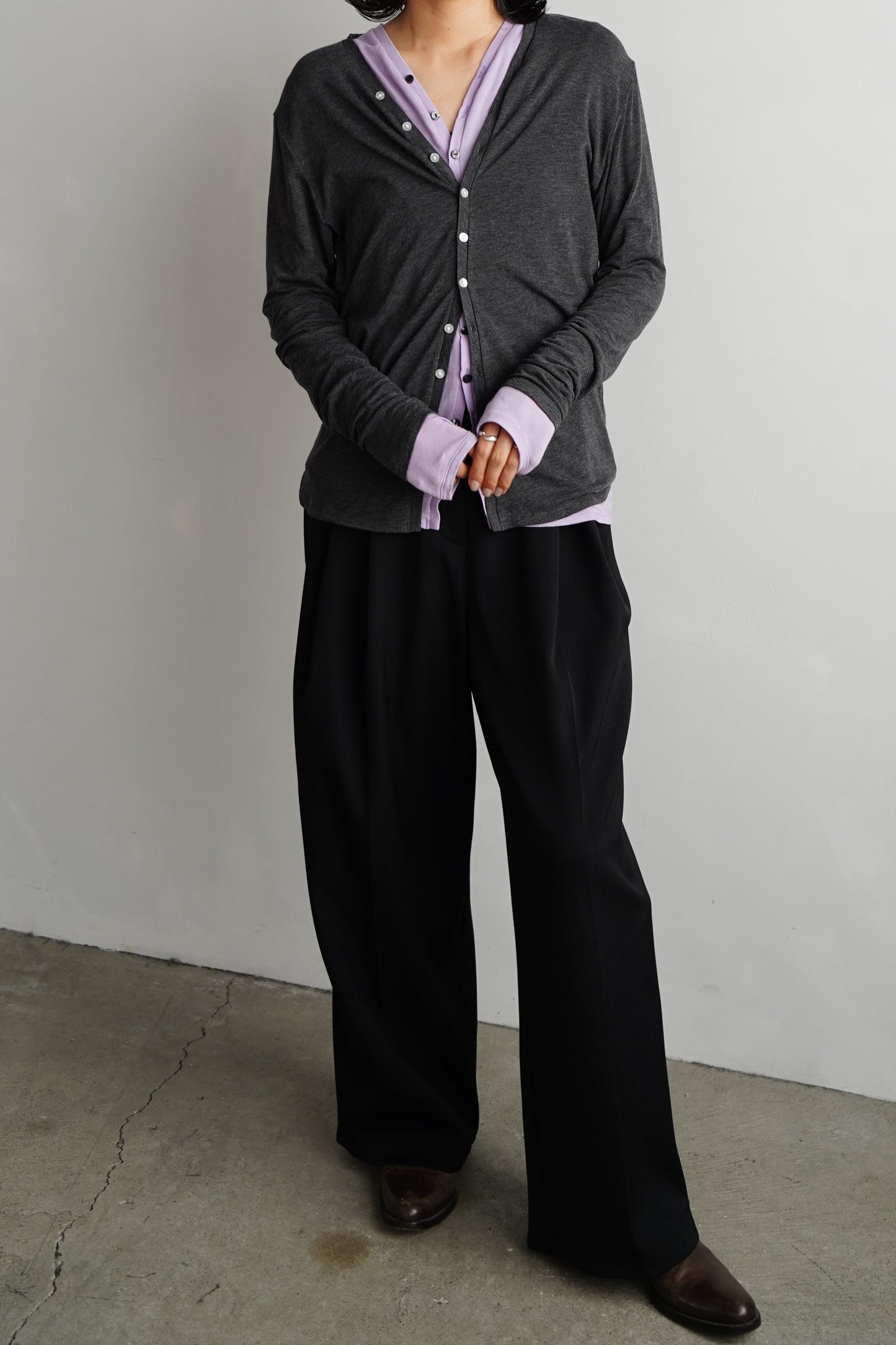 Powdery Cardigan / PURPLE