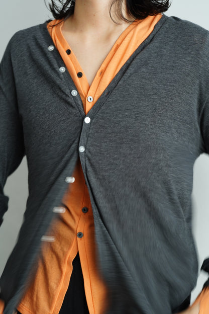 Powdery Cardigan / ORANGE