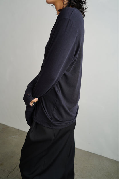 Powdery Cardigan / NAVY