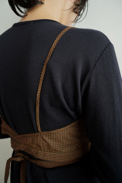 Check Wrap Set / BROWN -9月8-10日発送-
