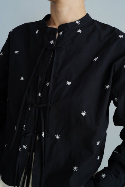 Embroidery Shirt / BLACK -9月18日発送-