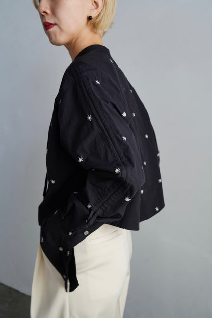 Embroidery Shirt / BLACK -9月18日発送-