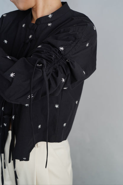 Embroidery Shirt / BLACK -9月18日発送-