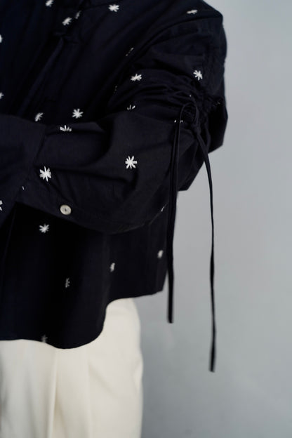 Embroidery Shirt / BLACK -9月18日発送-