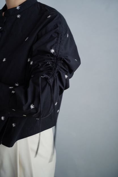Embroidery Shirt / BLACK -9月18日発送-