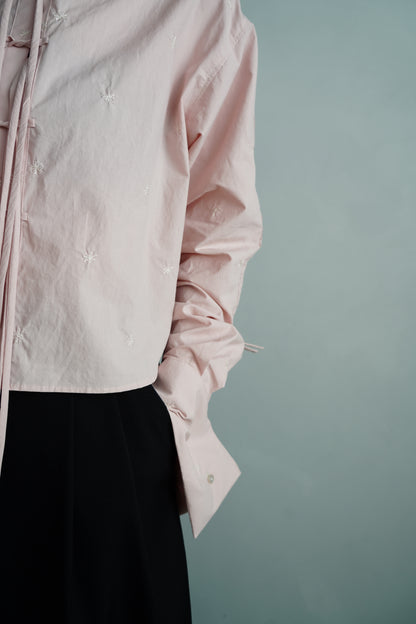 Embroidery Shirt / PINK -9月18日発送-