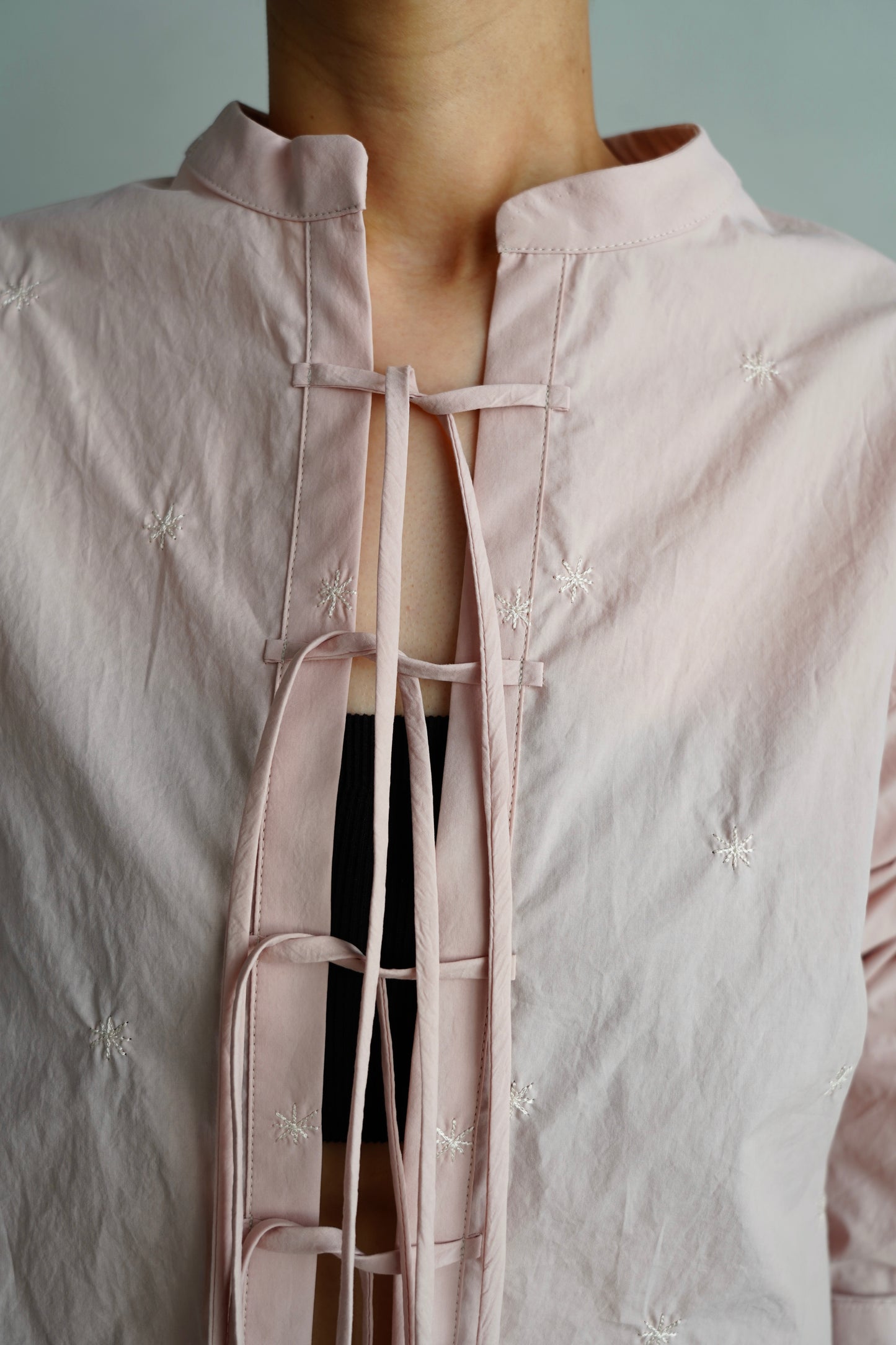Embroidery Shirt / PINK -9月18日発送-