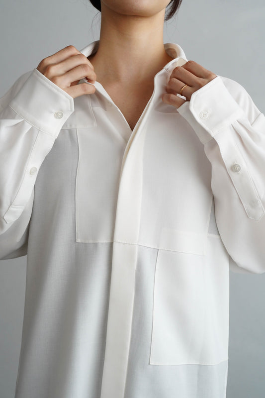 Paneled Shirt / OFFWHITE