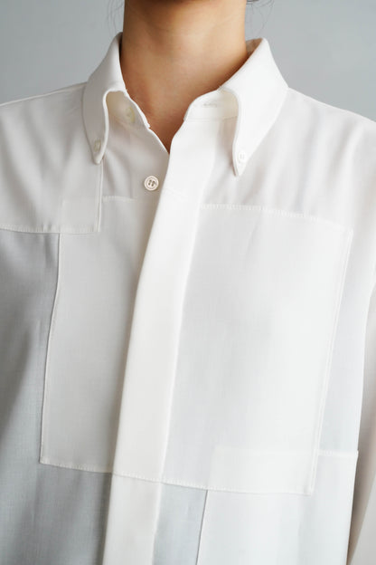 Paneled Shirt / OFFWHITE
