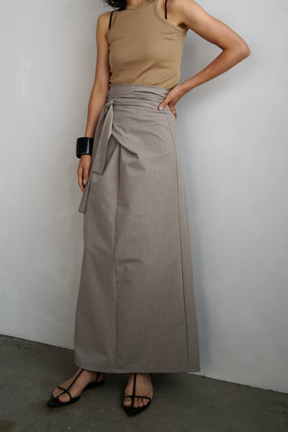 Essential Wrap Skirt / BEIGE -7月10-15日発送-