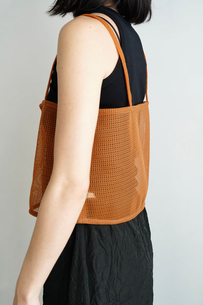 Double Mesh Cami / ORANGE