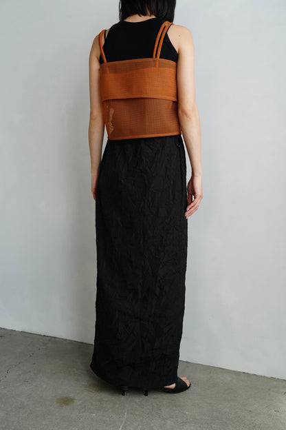 Double Mesh Cami / ORANGE