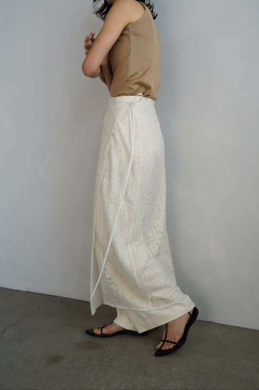Lace Wrap Skirt / OFFWHITE -6月25-30日発送-