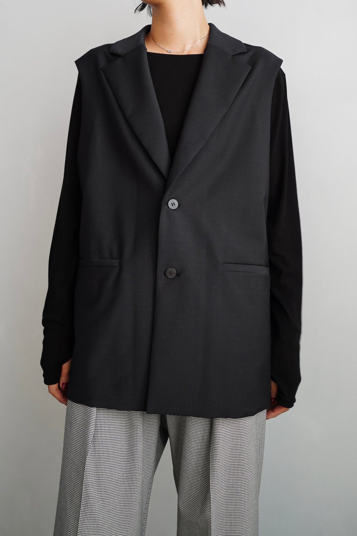 Tailored Vest / CHARCOALGRAY