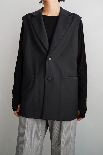 Tailored Vest / CHARCOALGRAY