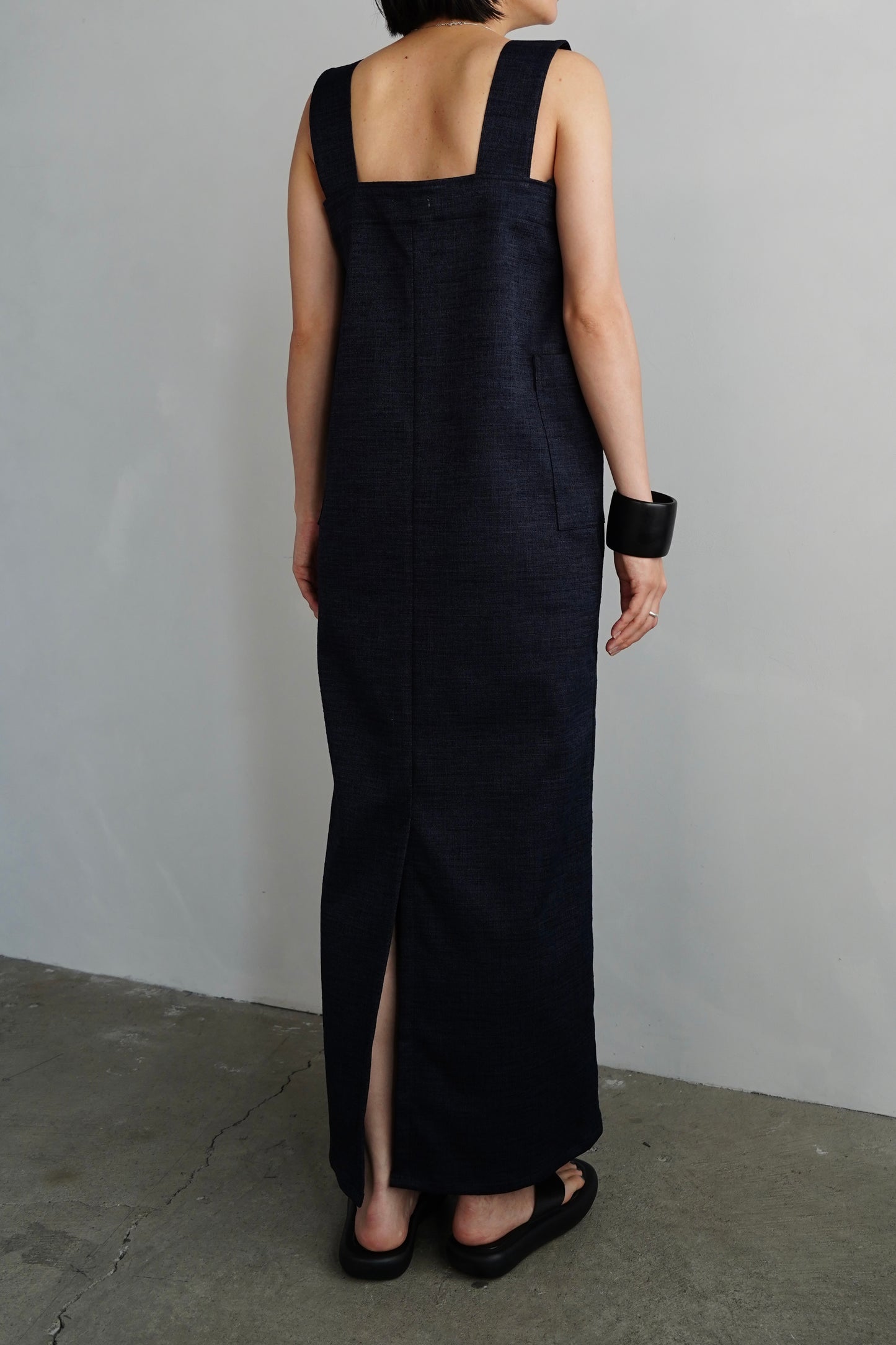 Jacquard Dress / NAVYBLACK -5月20日発送-