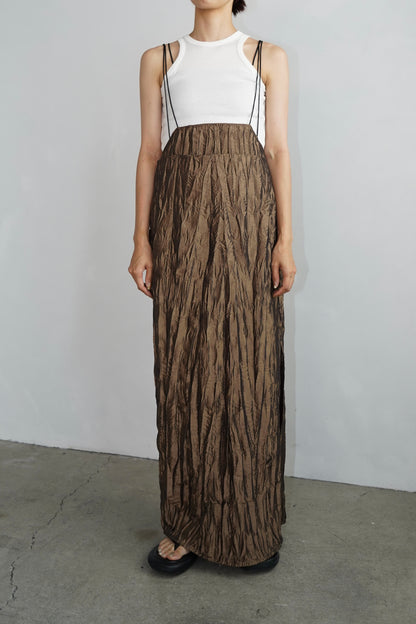 Washer Cami Dress / GOLD -8月10日発送-