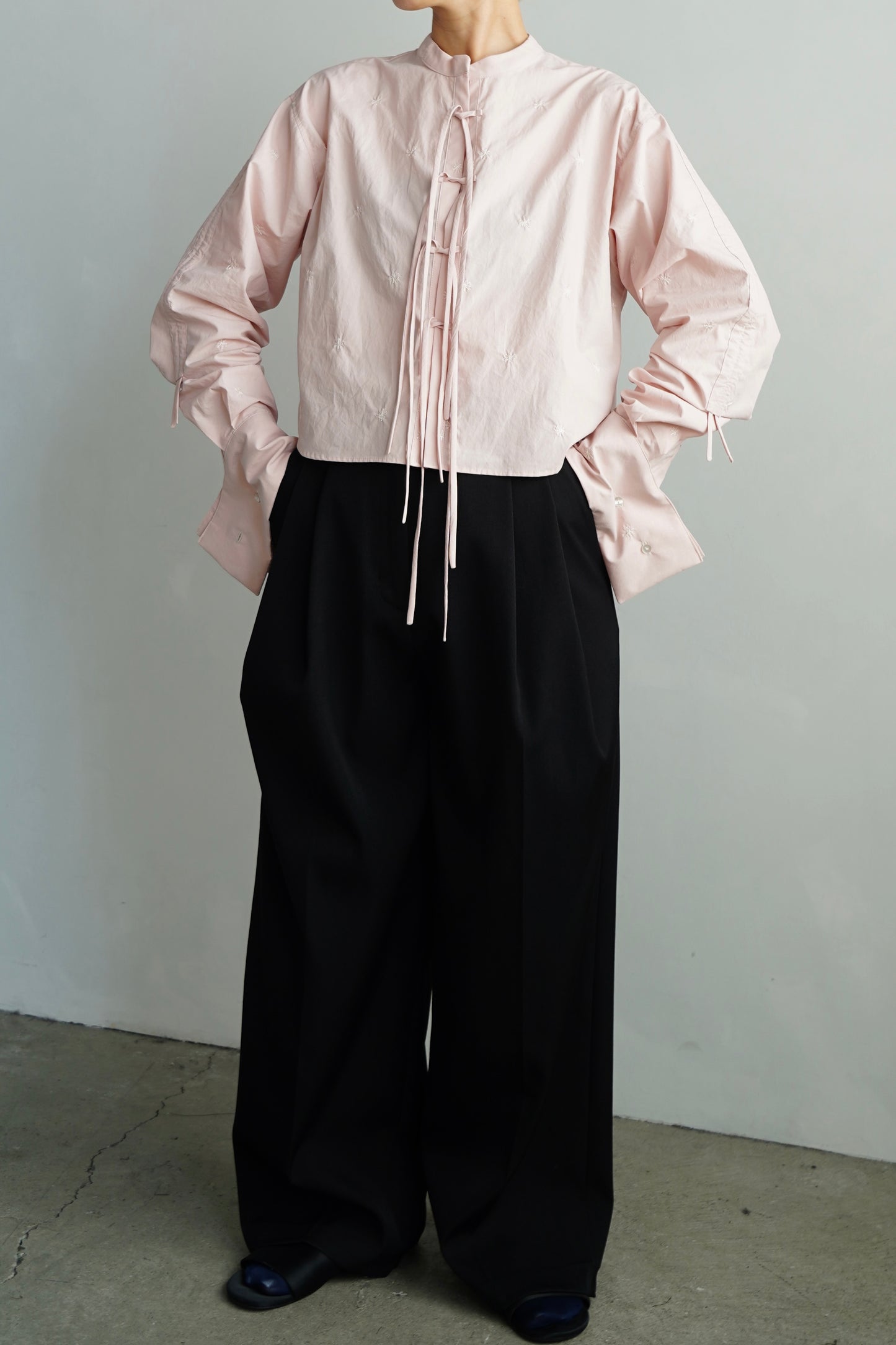 Embroidery Shirt / PINK -9月18日発送-