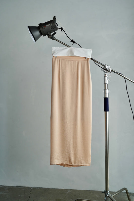 Satin Tight Skirts / SALMON -5月23-28日発送-