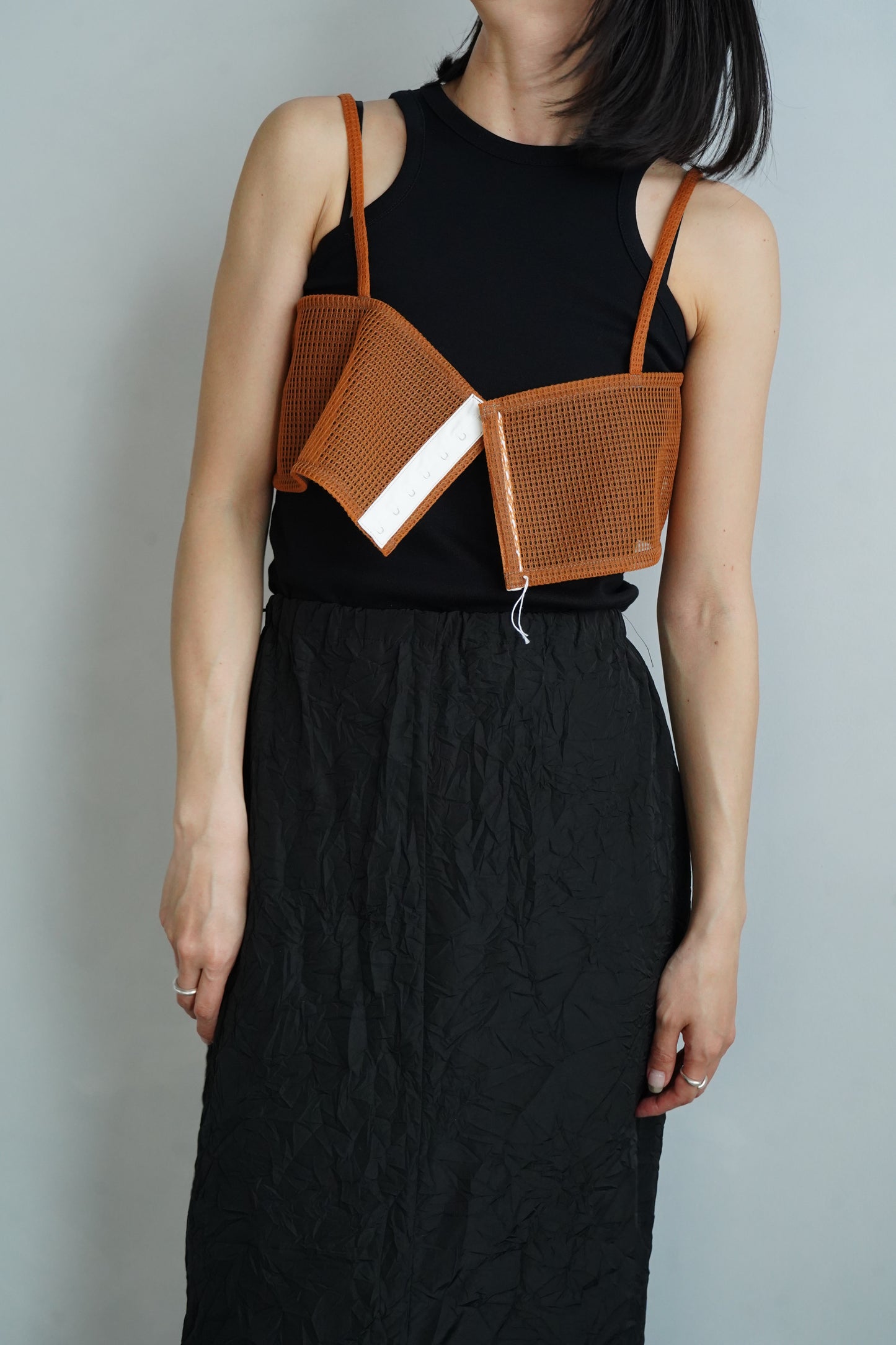 Double Mesh Cami / ORANGE