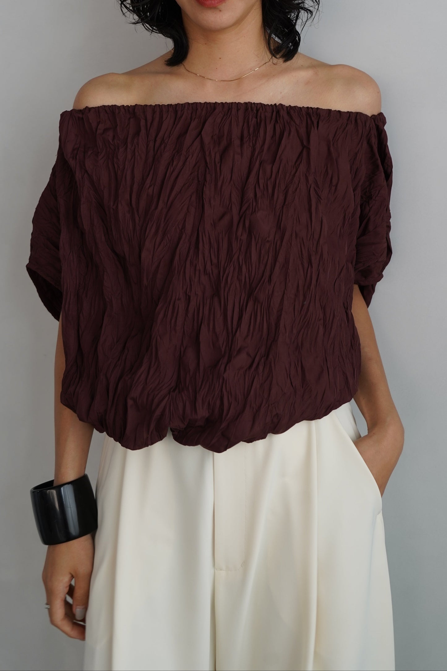 Balloon Top/BROWN -6月25-30日発送-