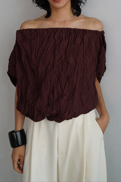 Balloon Top/BROWN -6月25-30日発送-