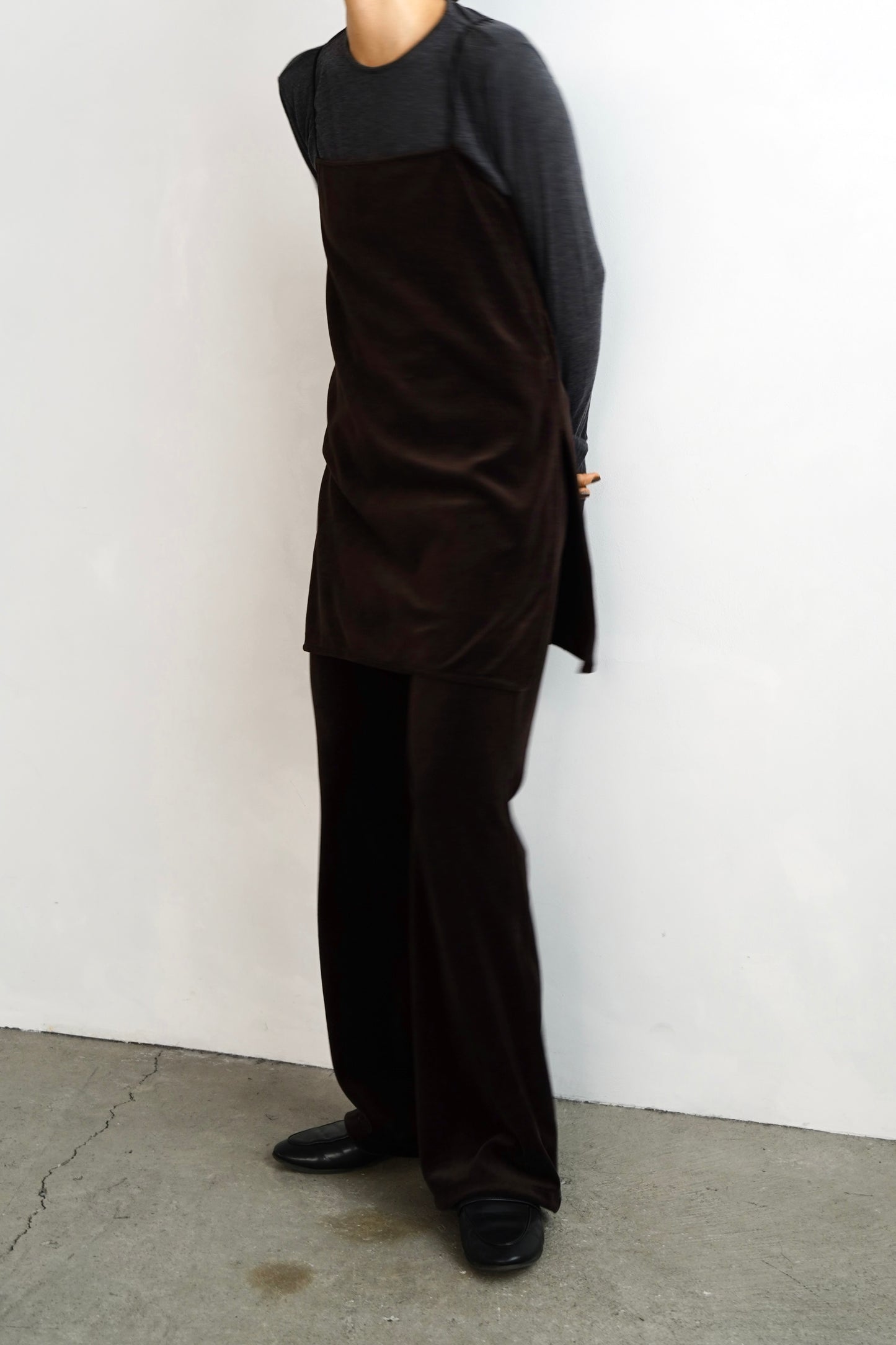 Velour Cami Pants Set / BROWN -9月30日発送-