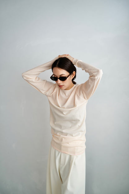 Border Pullover / PINK