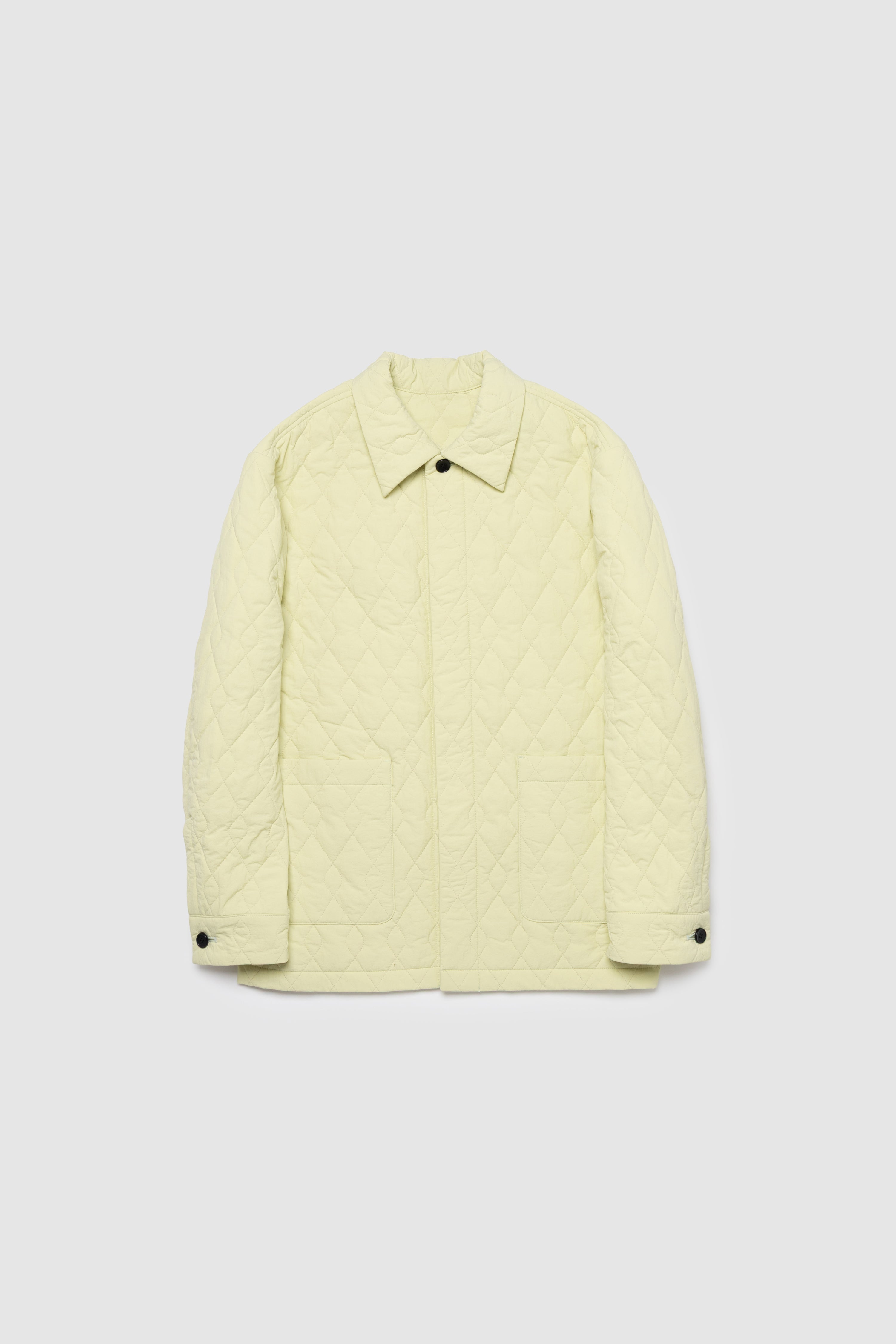 Quilted Middle Jacket / LIME – &her
