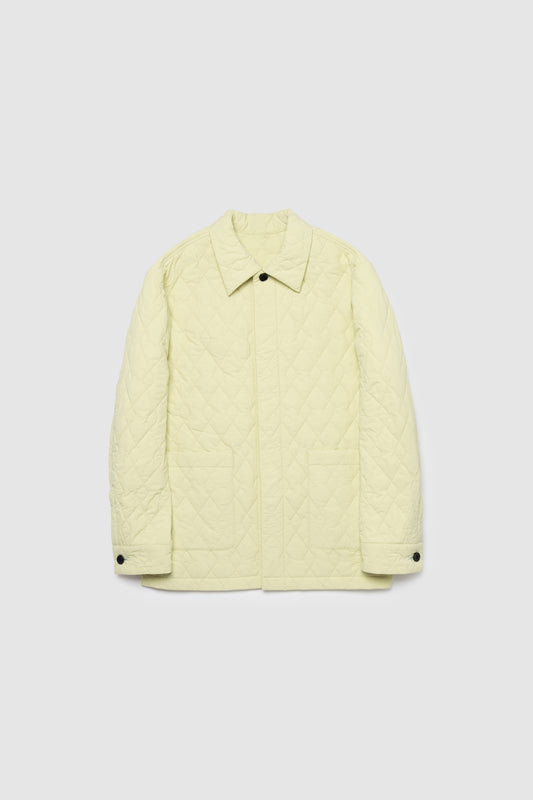Quilted Middle Jacket / LIME