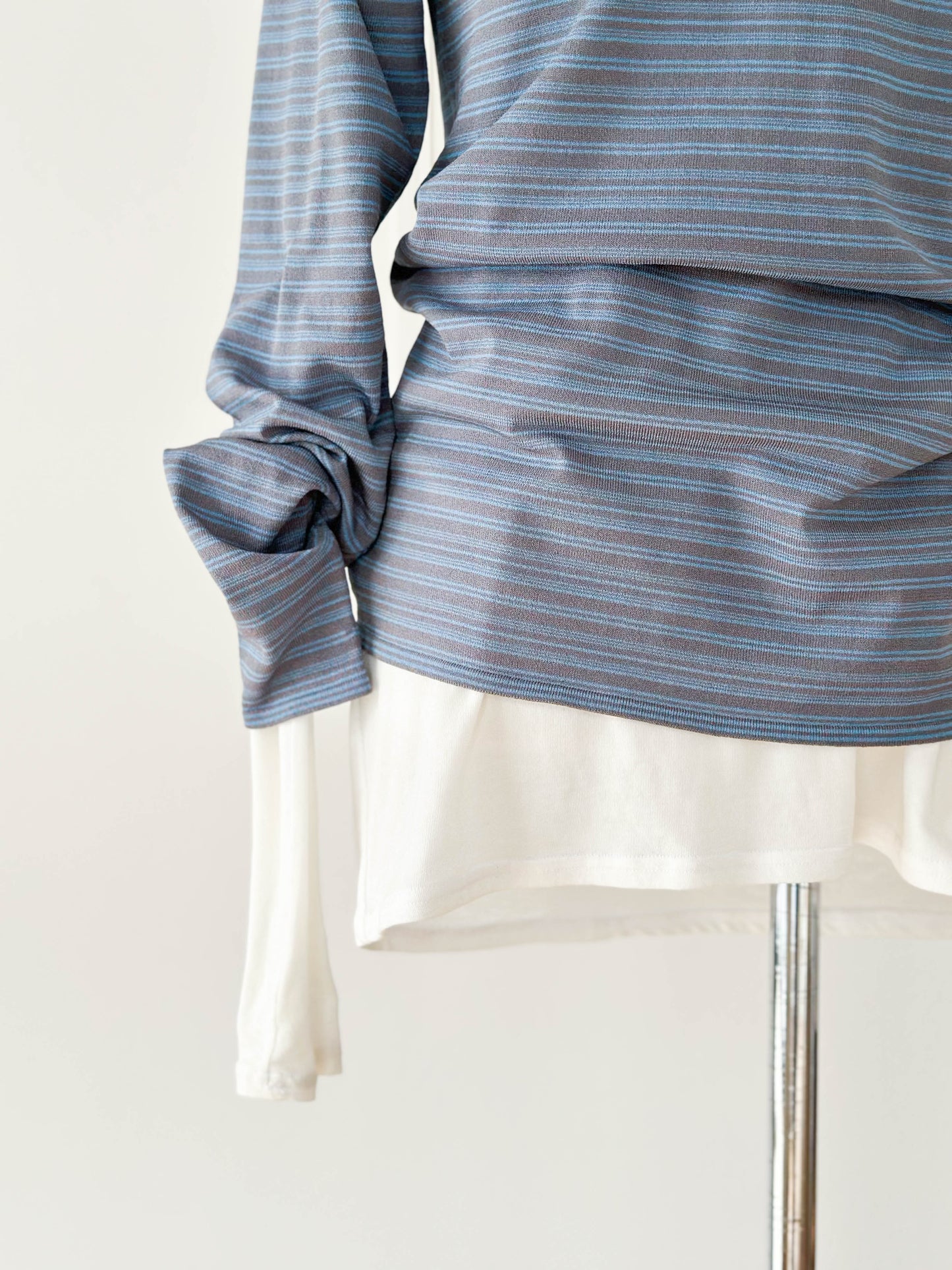 Border Pullover / BLUE