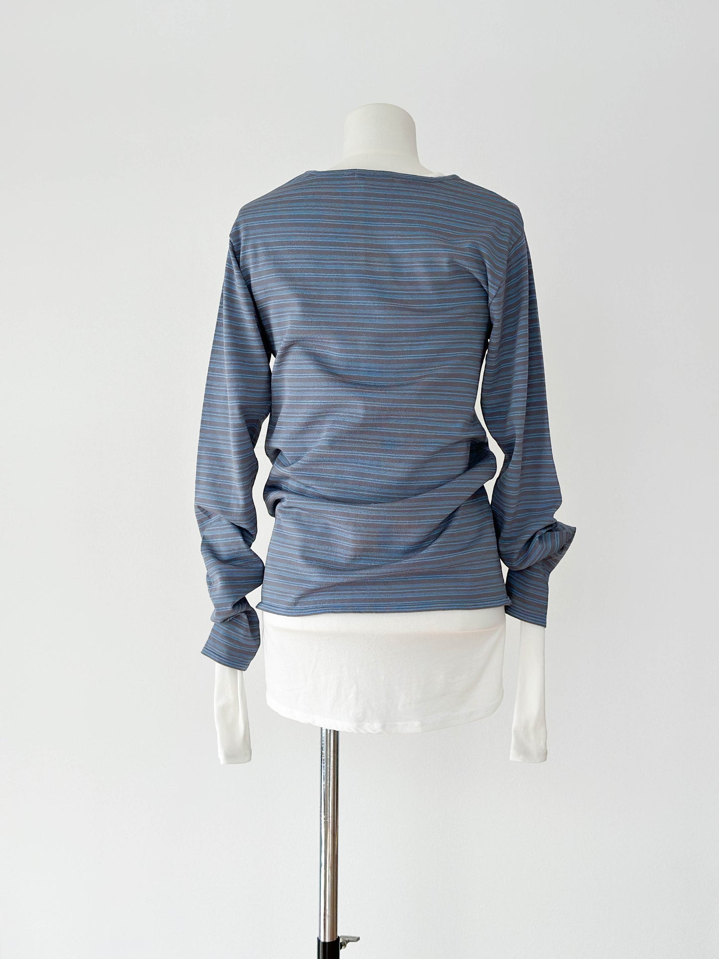 Border Pullover / BLUE