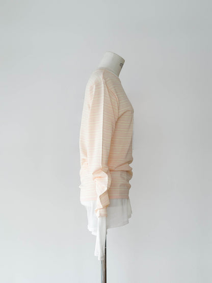 Border Pullover / PINK