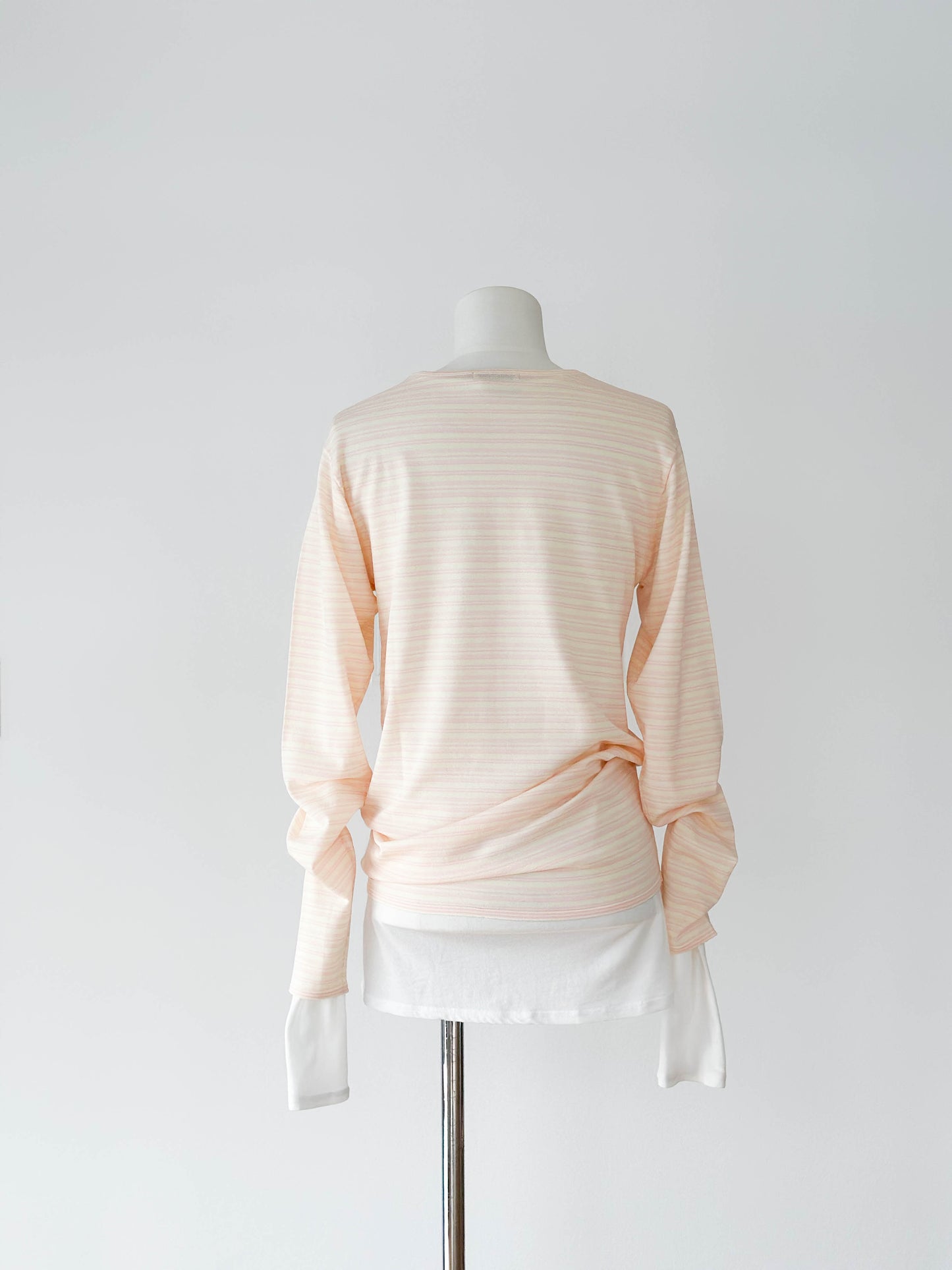 Border Pullover / PINK