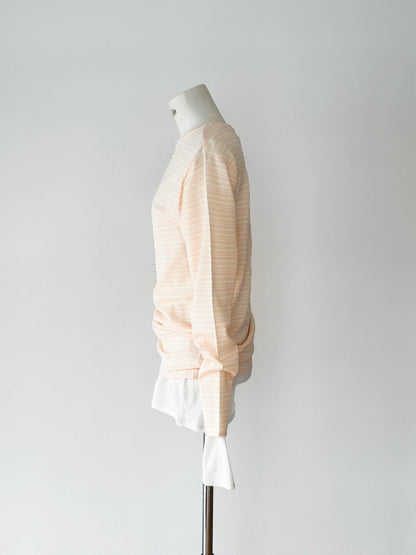 Border Pullover / PINK